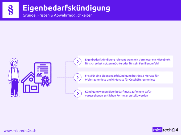 Infografik Eigenbedarfskündigung
